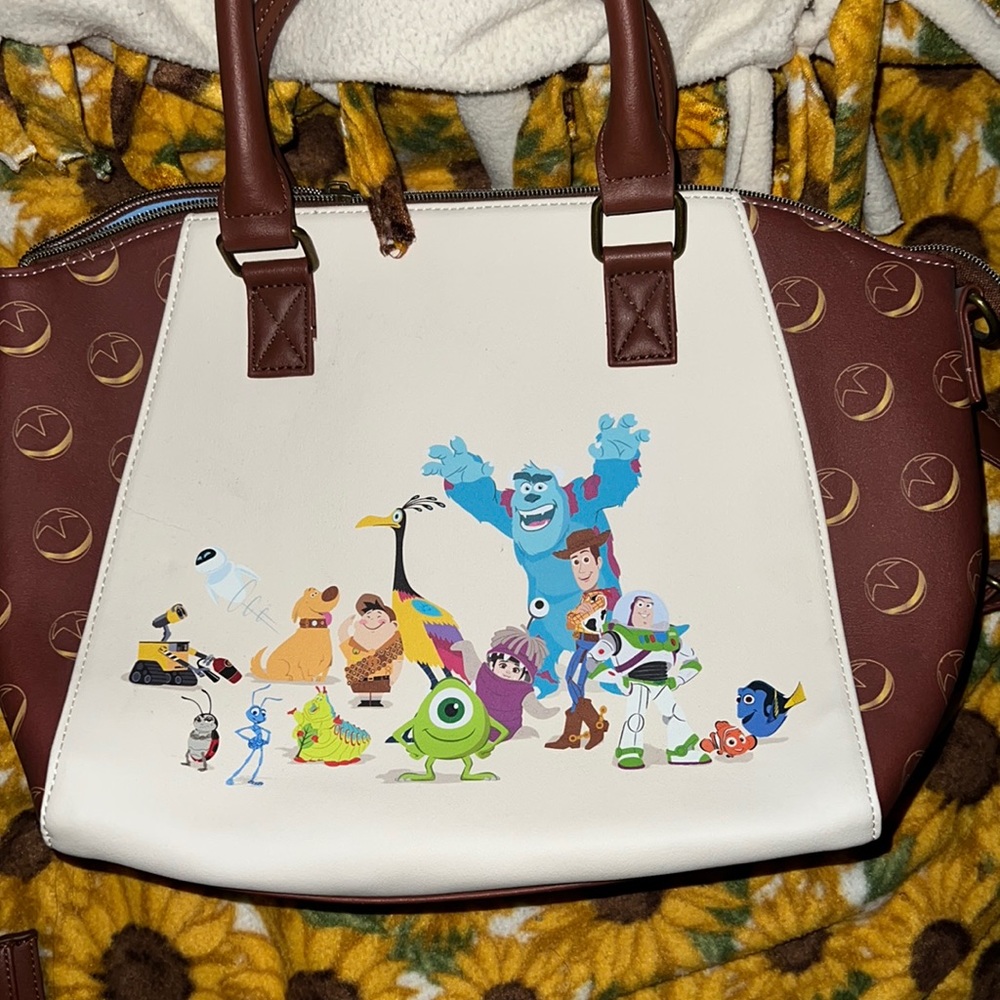 Pixar Loungefly crossbody tote